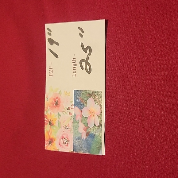 Michael Kors Red Long Bell Sleeve Blouse - Picture 7 of 7